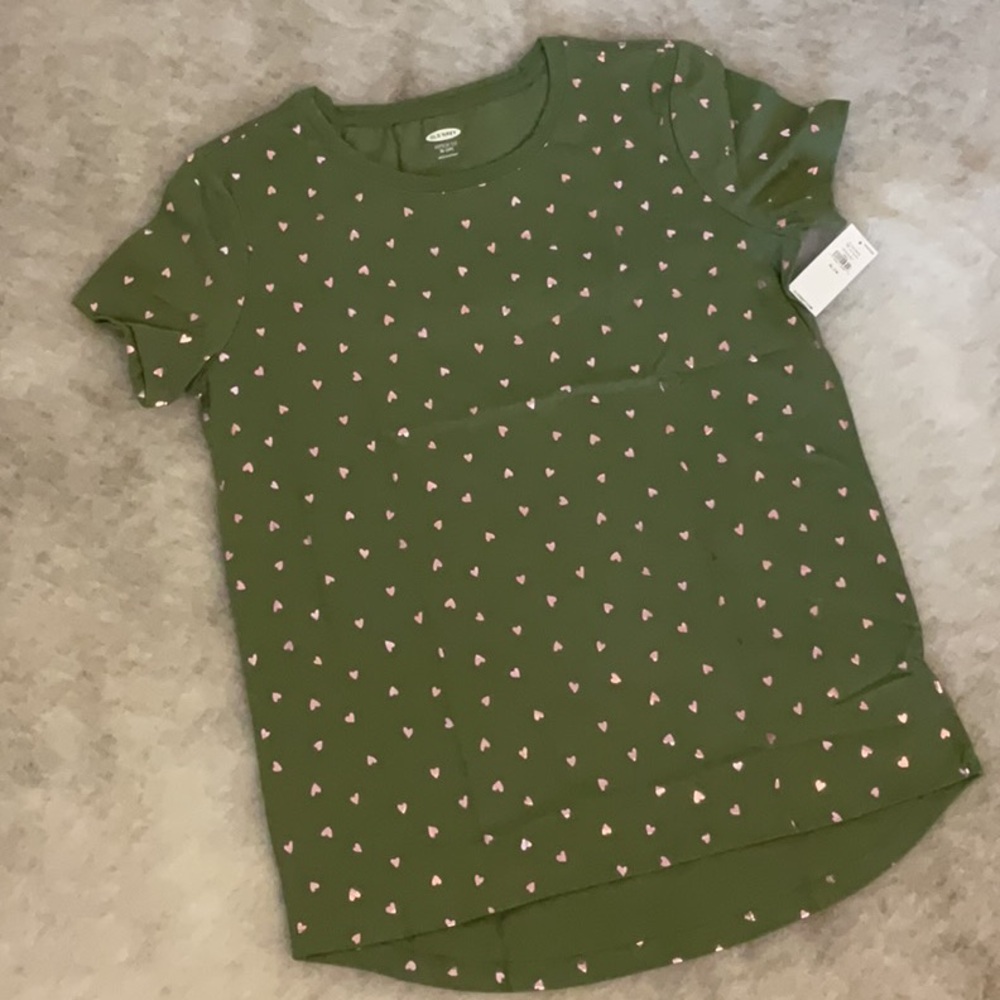 Printed Hi-Lo Hem Tees, XL (14)